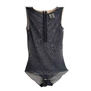 BCBGMAXAZRIA - Tulle Stretch Bodysuit - XXS